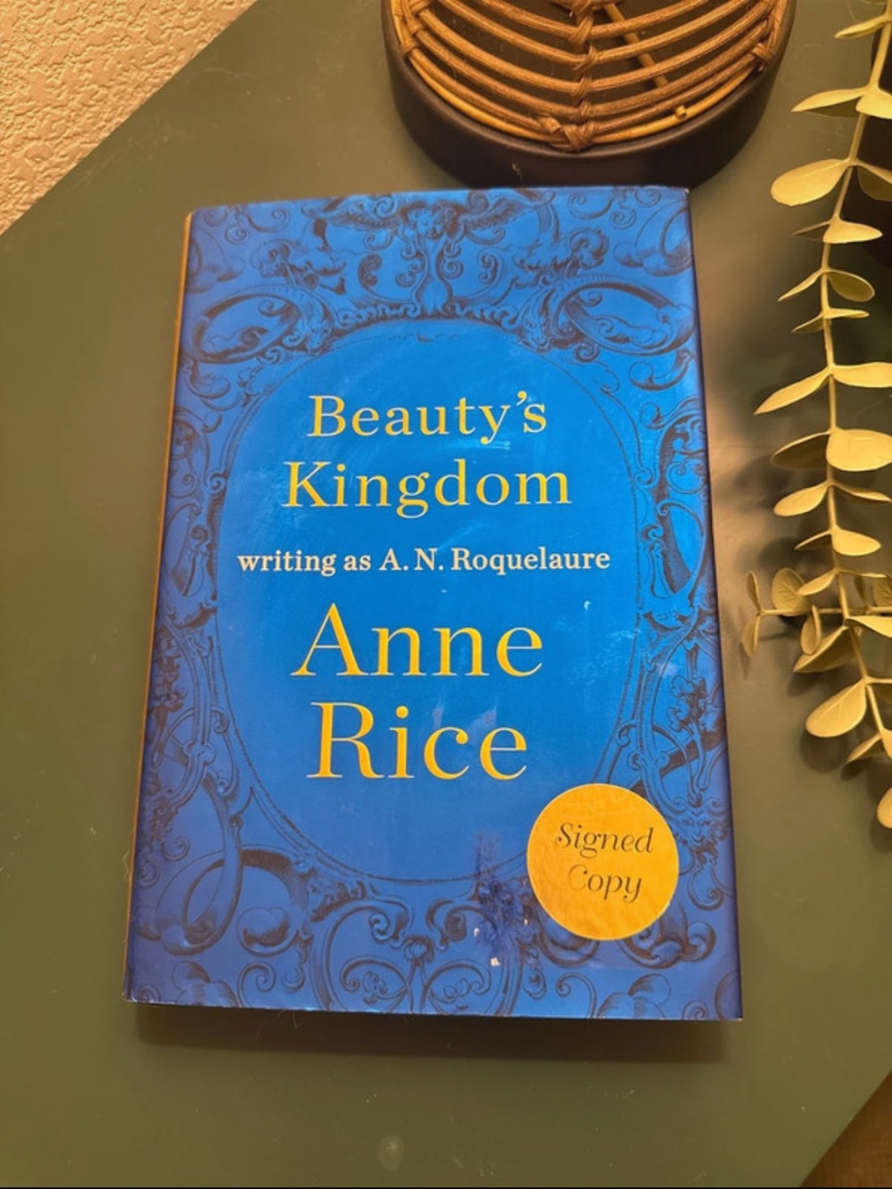 Anne Rice Beauty's Kingdom (Blue) Signed First Edition